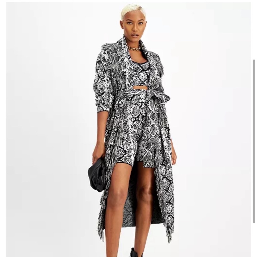 INC International Concepts X Culpos Black and White Print Dress